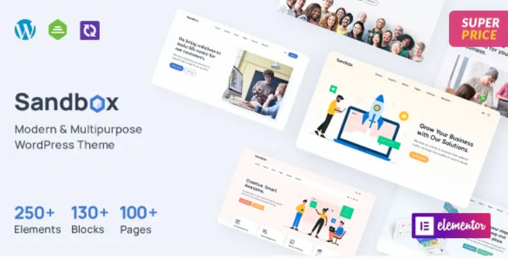 Sandbox - Modern & Multipurpose WordPress Theme