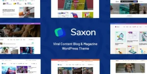 Saxon - Viral Content Blog & Magazine WordPress Theme
