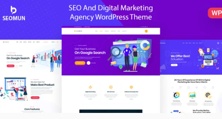 Seomun - Digital Marketing Agency WordPress Theme