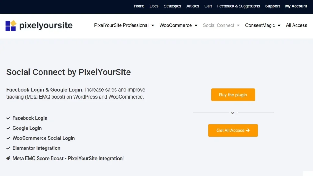 Social Connect by PixelYourSite