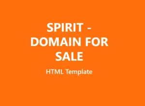 Spirit – Domain for Sale for WordPress