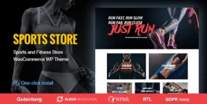 Sports Store - WooCommerce WordPress Theme