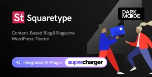 Squaretype - Modern Blog WordPress Theme
