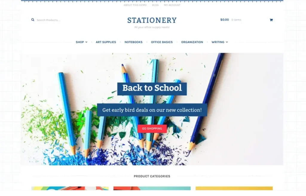 Stationery Storefront WooCommerce Theme