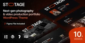 Stotage - Photography & Video Production WordPress Theme