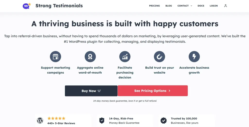 Strong Testimonials Pro