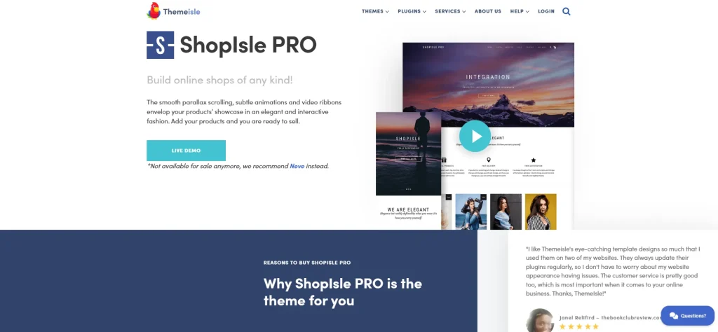 ThemeIsle ShopIsle Pro WordPress Theme