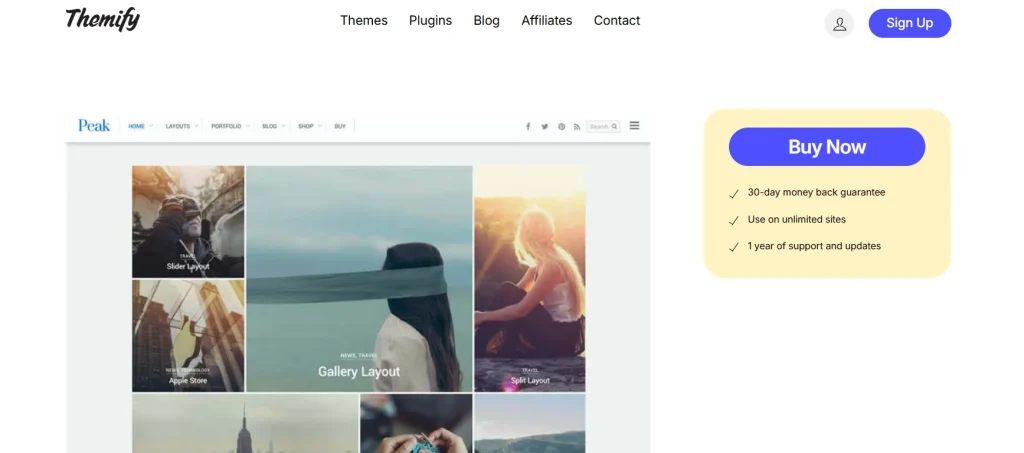 Themify Peak WordPress Theme