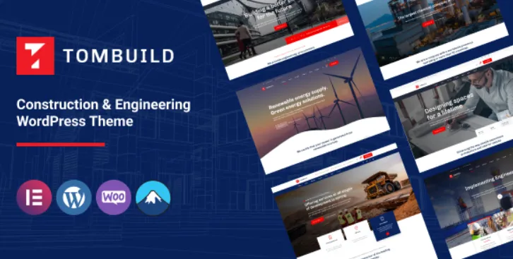 Tombuild – Construction & Engineering WordPress Theme