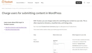 Toolset Forms Commerce