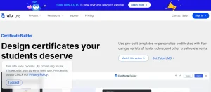 Tutor LMS Certificate Builder