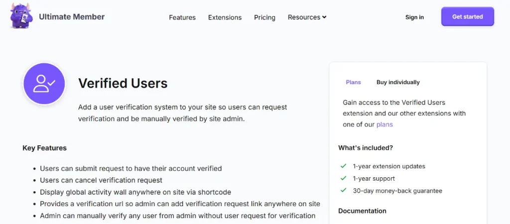 Ultimate Member – Verified Users