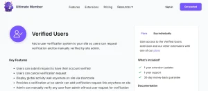 Ultimate Member – Verified Users