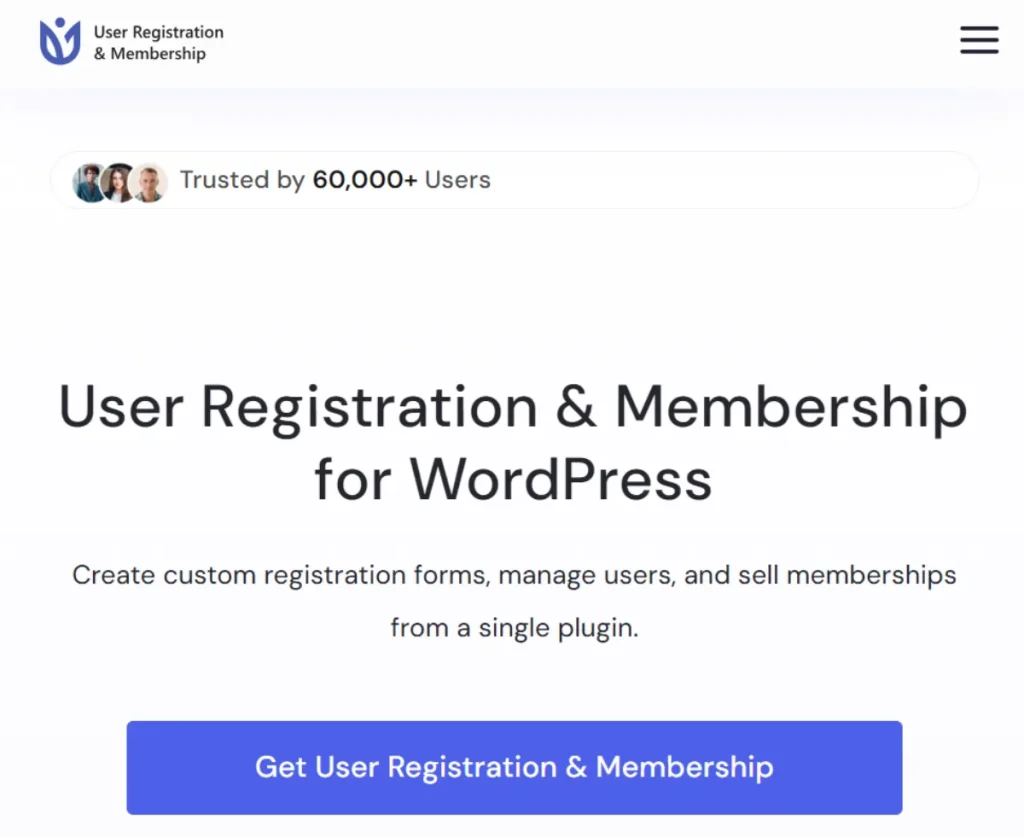 User Registration Membership