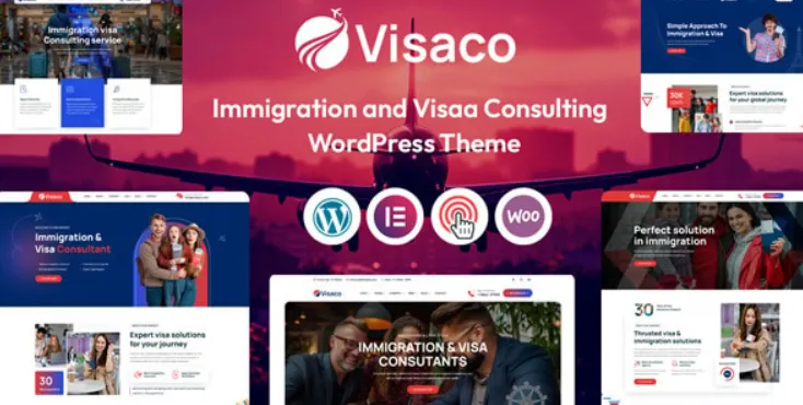 Visaco - Immigration and Visa Consulting WordPress Theme