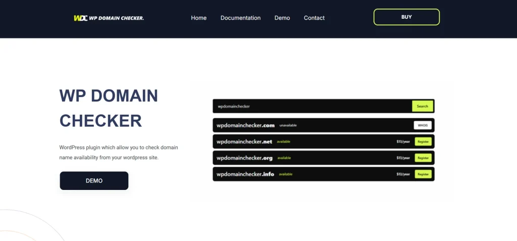 WP Domain Checker