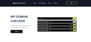 WP Domain Checker