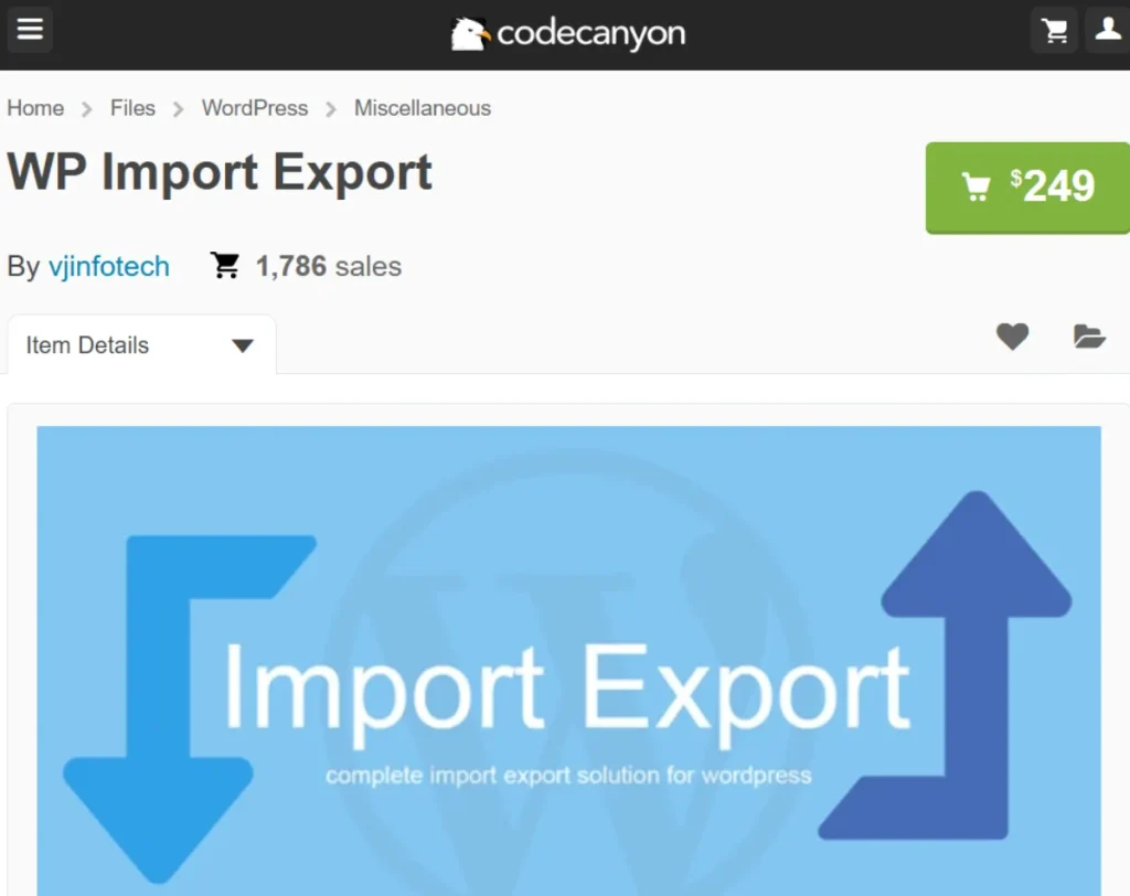 WP Import Export