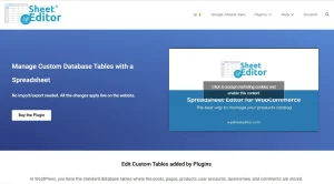 WP Sheet Editor – Custom Tables