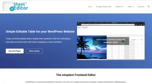 WP Sheet Editor – Editable Frontend Tables (Premium)