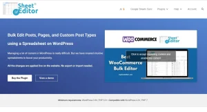 WP Sheet Editor – Post Types (Premium)