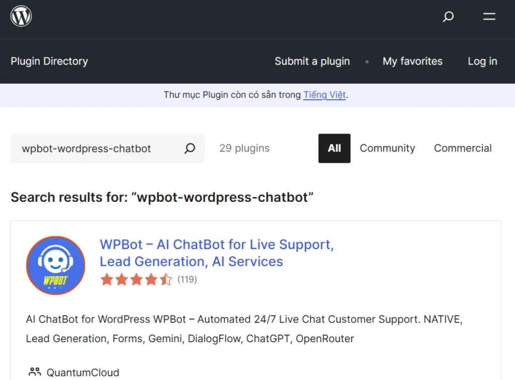 WPBot Pro WordPress Chatbot