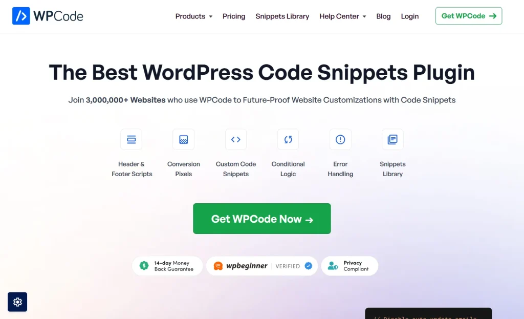 WPCode Location