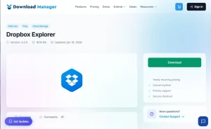 WPDM – Dropbox Explorer
