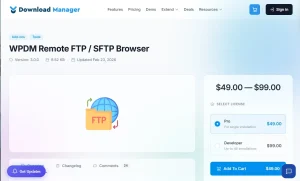 WPDM – Remote FTP browser