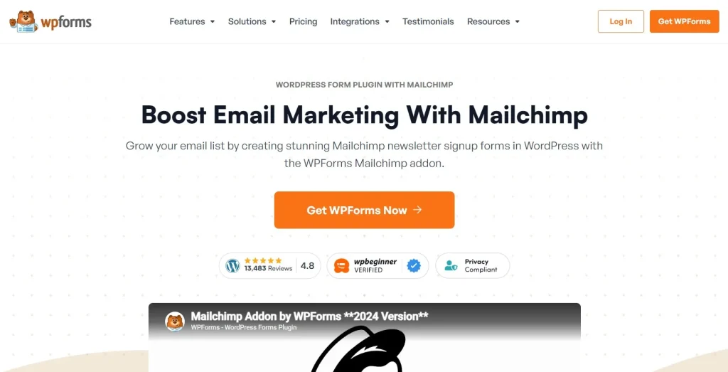 WPForms Mailchimp