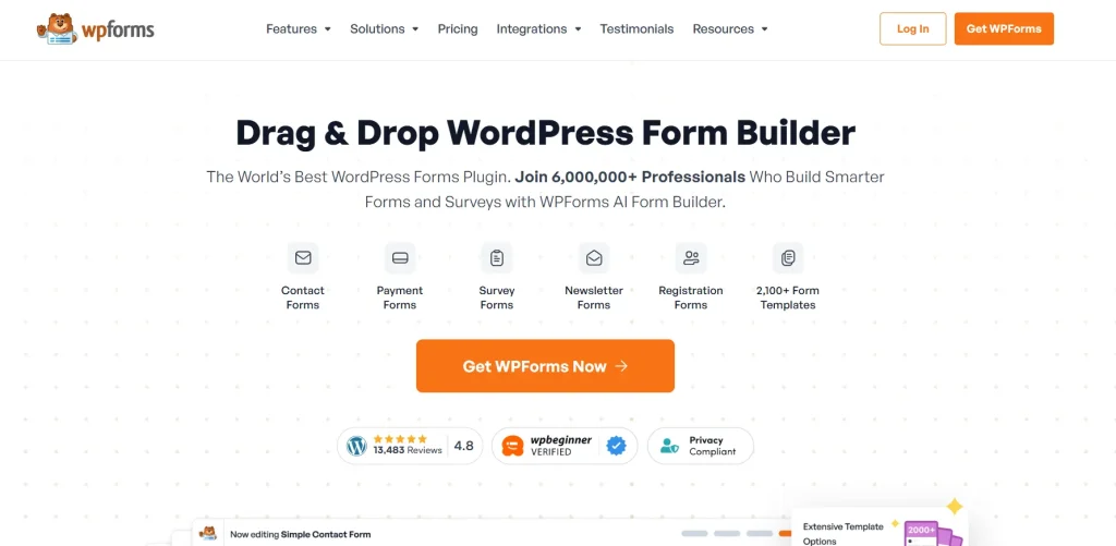 WPForms Slack