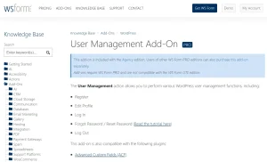 WS Form PRO – User Management