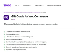 WooCommerce Gift Cards
