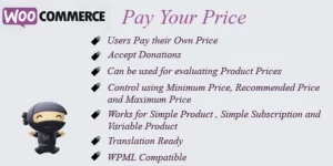 WooCommerce Pay Your Price