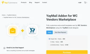 YayMail Addon for WC Vendors Marketplace
