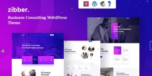 Zibber - Consulting Business WordPress Theme + RTL