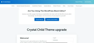 Crystal Child Theme