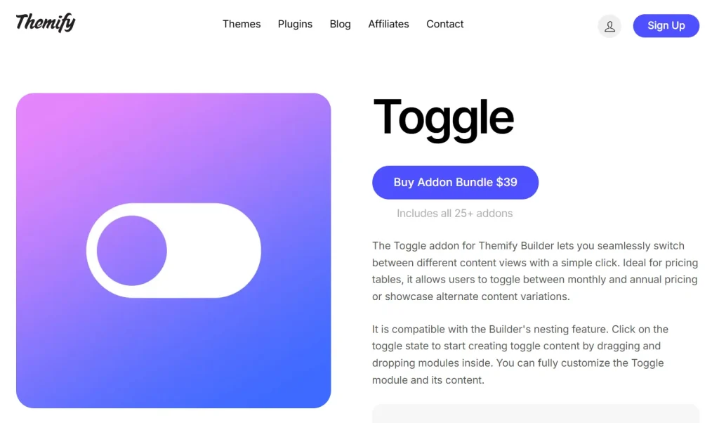 Builder Toggle